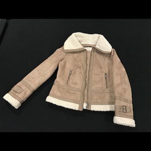 faux fur shearling jacket